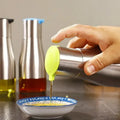 Stainless Steel Glass Oil Dispenser Bottle