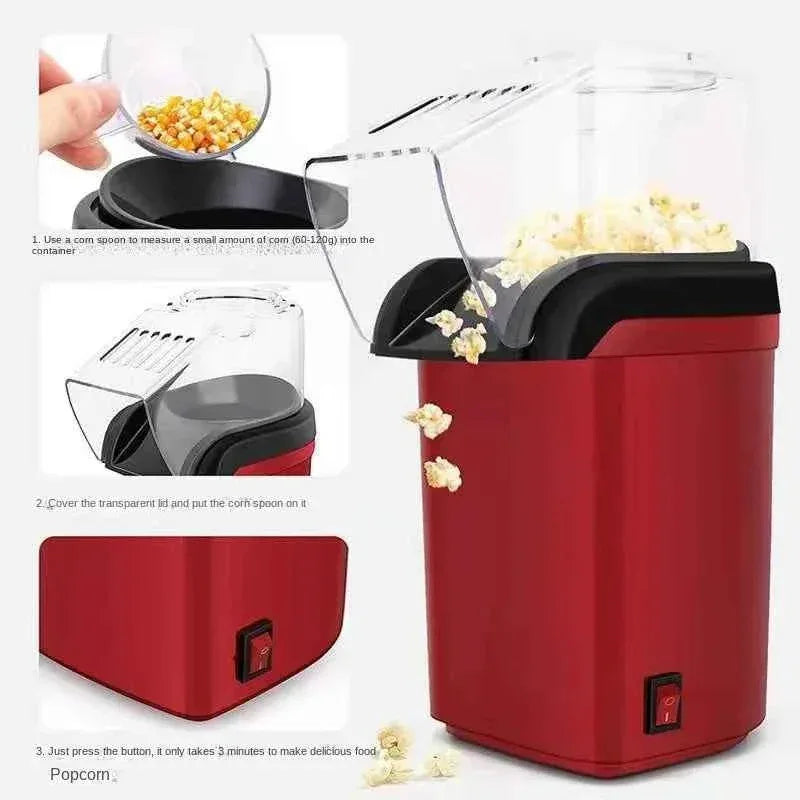 Mini Electric Popcorn Maker for Quick and Easy Snacks