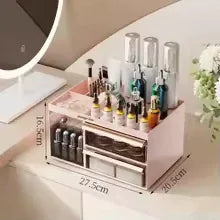 Transparent Cosmetic Storage Box Multi-layer Drawer Type Makeup Organizer Box Dust Proof Large Capacity Jewelry Storage Cabinet