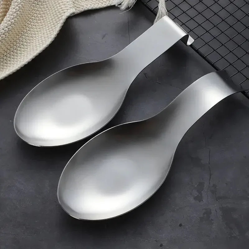Stainless Steel Thickened Spoon Rest & Utensil Holder