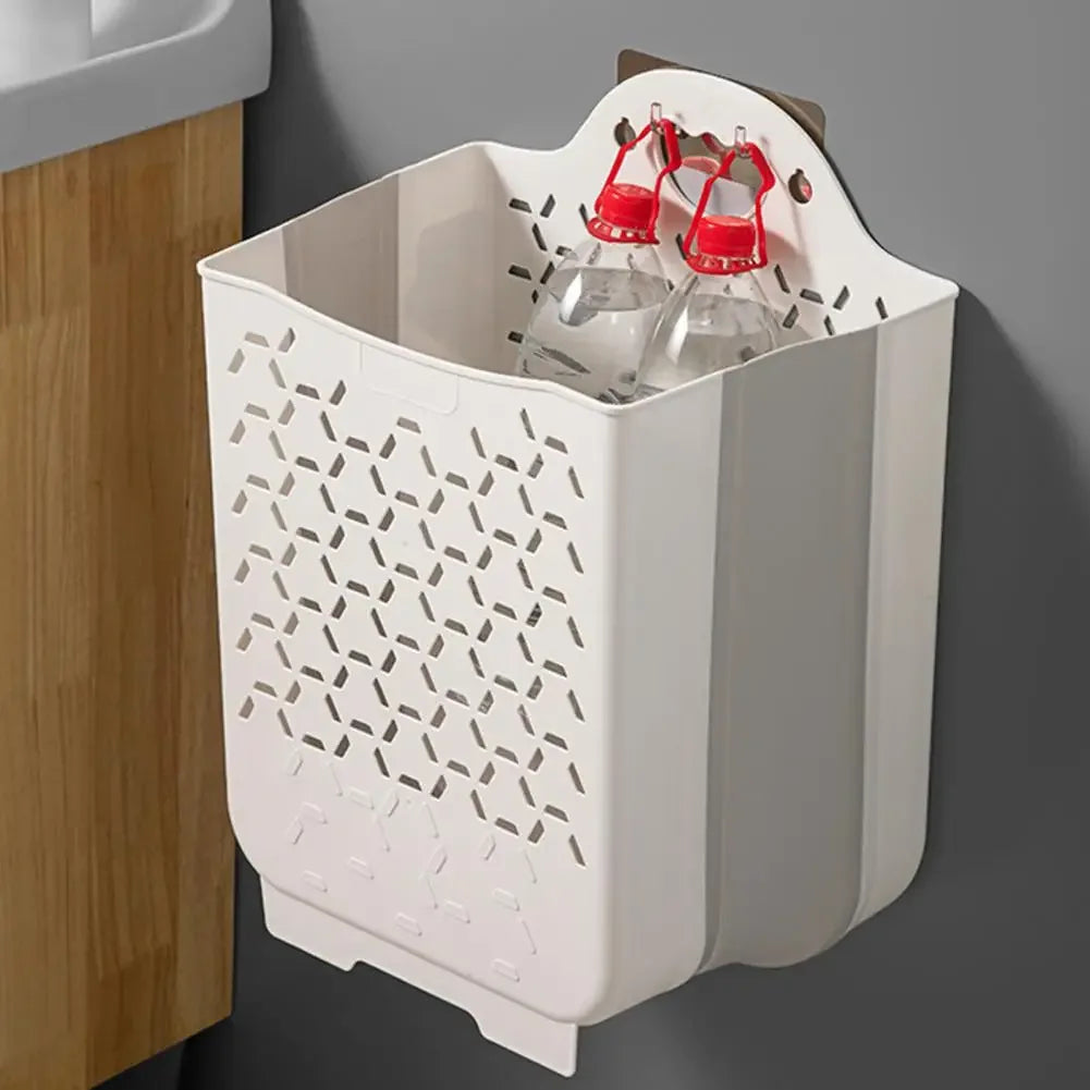 Wall-Mounted Hanging Laundry Basket – Space-Saving Hamper