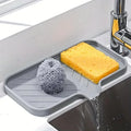 Silicone Sink Tray – Self-Draining Kitchen Sponge & Soap Holder
