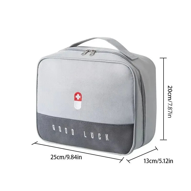 Portable Medical Emergency Kit – Large Capacity Multi-Layer Storage Box