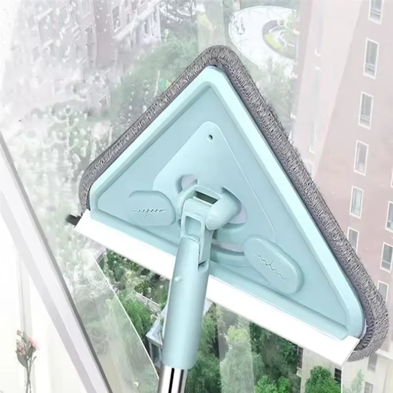 Triangle 360° Mop with Wiper – Adjustable Handle