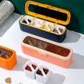4-Grid Sealed Spice Box Set – Kitchen Seasoning Storage Container (Random color)