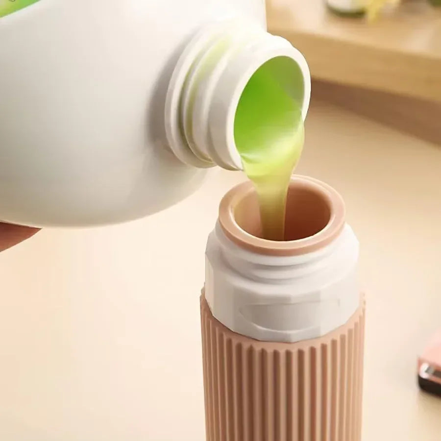 Silicone Travel Lotion Bottle Set – 4 PCS Leak-Proof