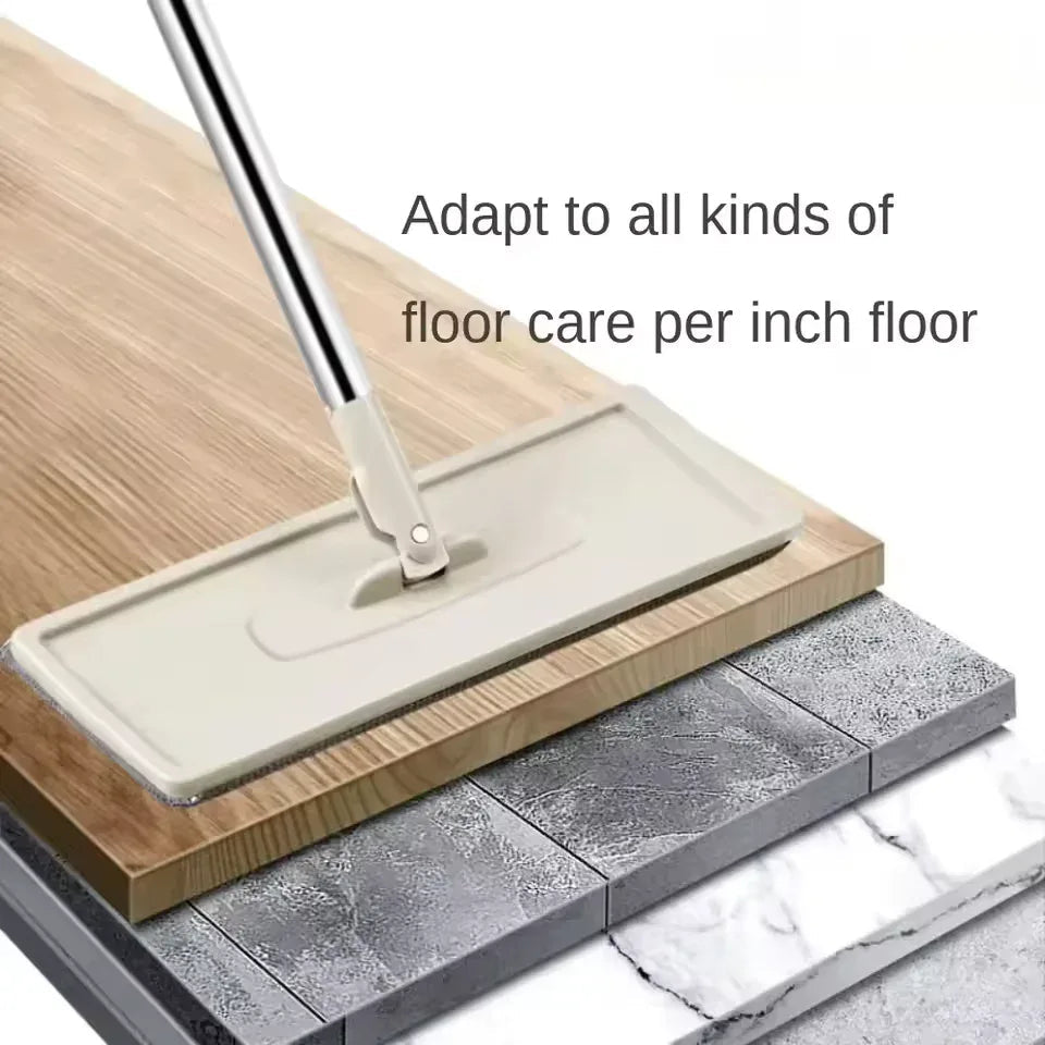 Self-Cleaning Magic Mop with Bucket for Easy Floor Cleaning