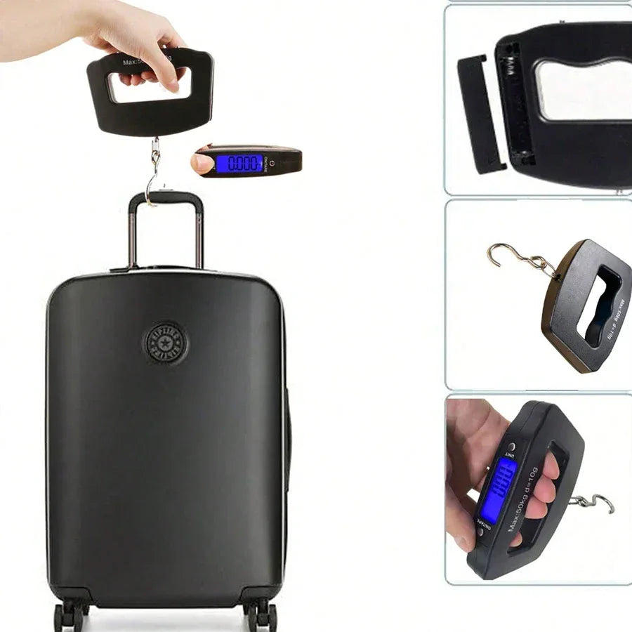 50kg/10g Portable Travel Luggage Scale – Digital Handheld Weighing Scale