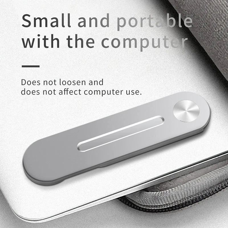 Magnetic Foldable Laptop Side Phone Holder