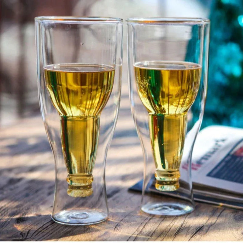 Double Layer Glass Juice Mug – Heat Resistant Cup