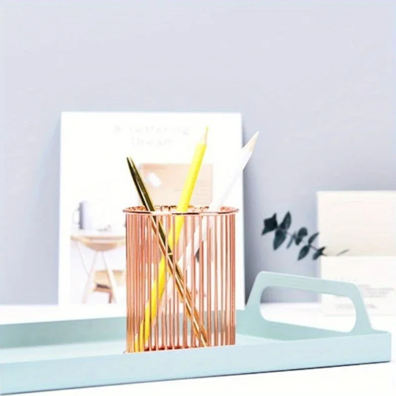 Iron Brush Holder – Wall Mounted Makeup Organizer