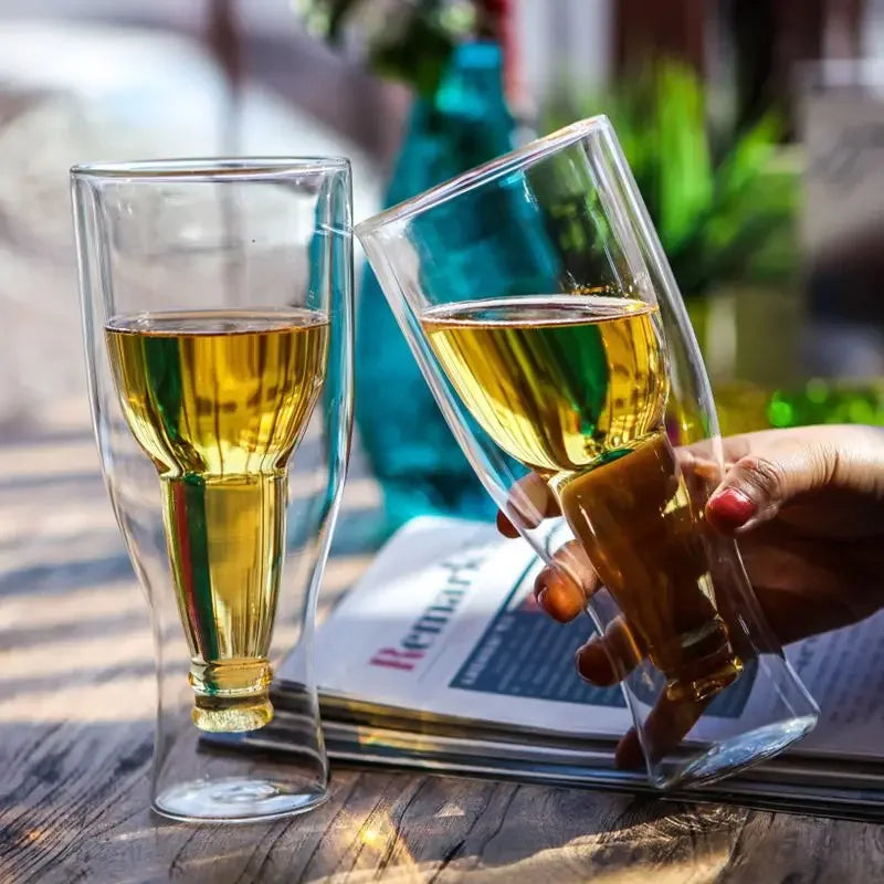 Double Layer Glass Juice Mug – Heat Resistant Cup