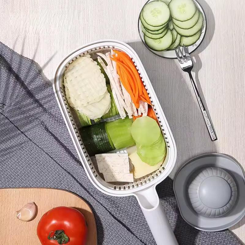 Multifunctional Vegetable Slicer – Manual Cutter & Grater