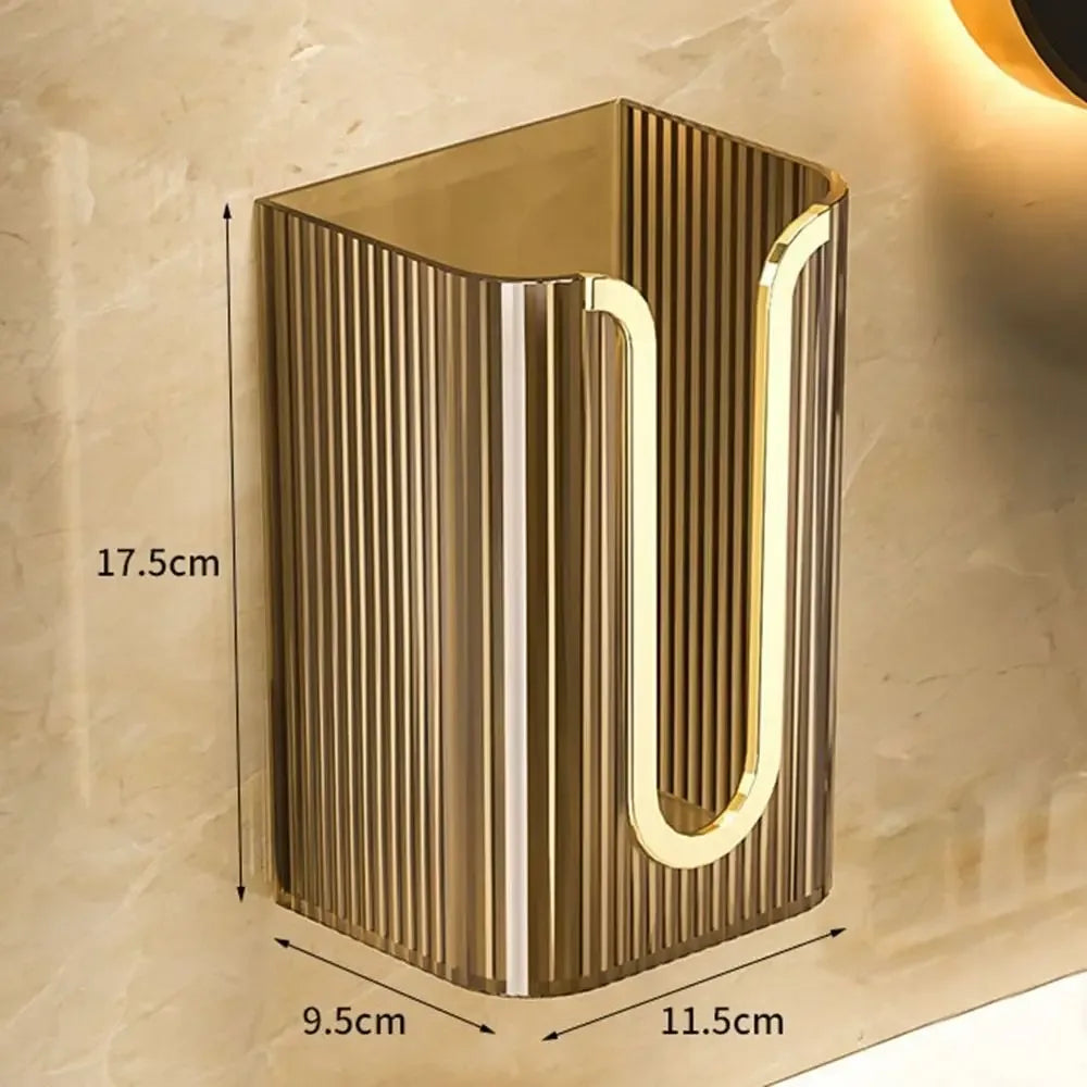 Wall-Mounted Clear Tissue Box – Sleek & Space-Saving Design