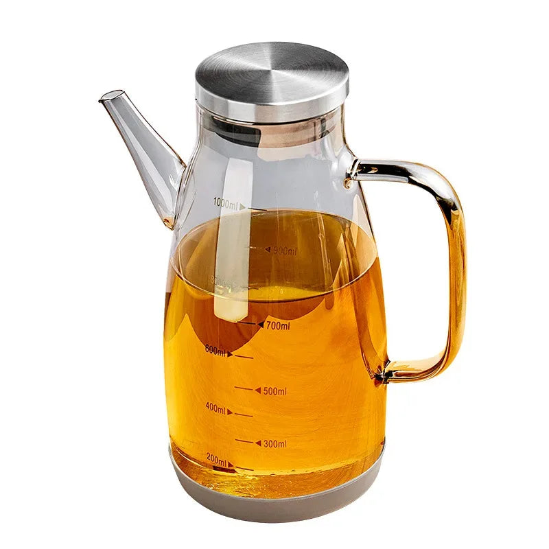 Steel Cap Oil Jug – Kitchen Pouring Container