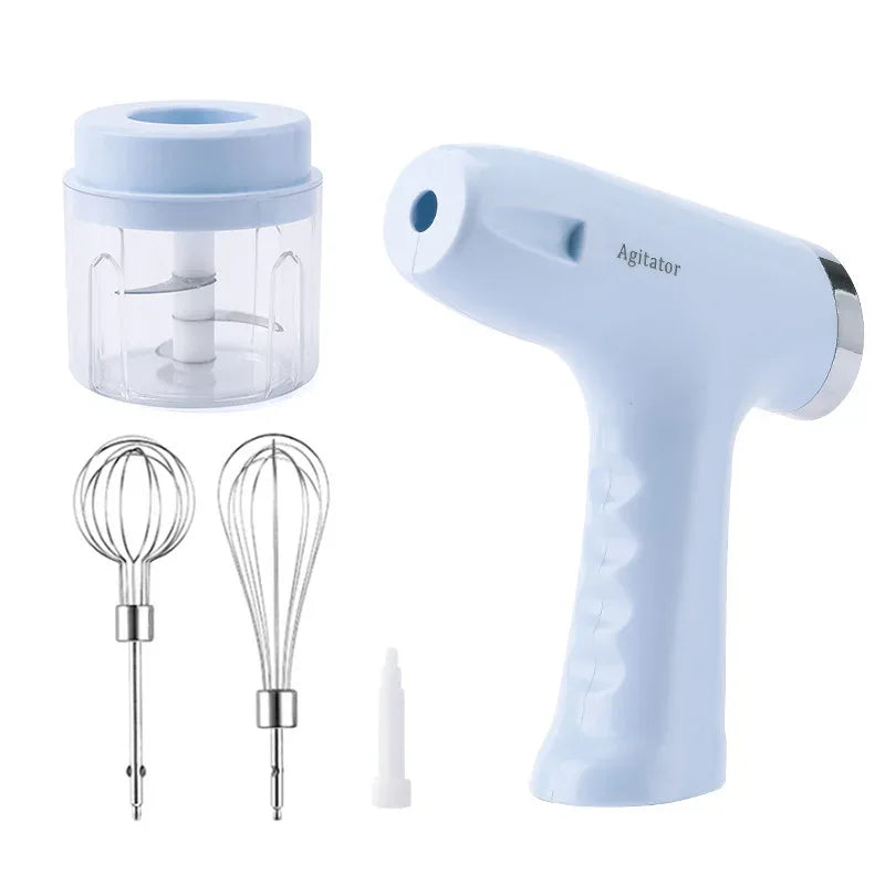 3-in-1 Electric Egg Beater & Blender (Random color)