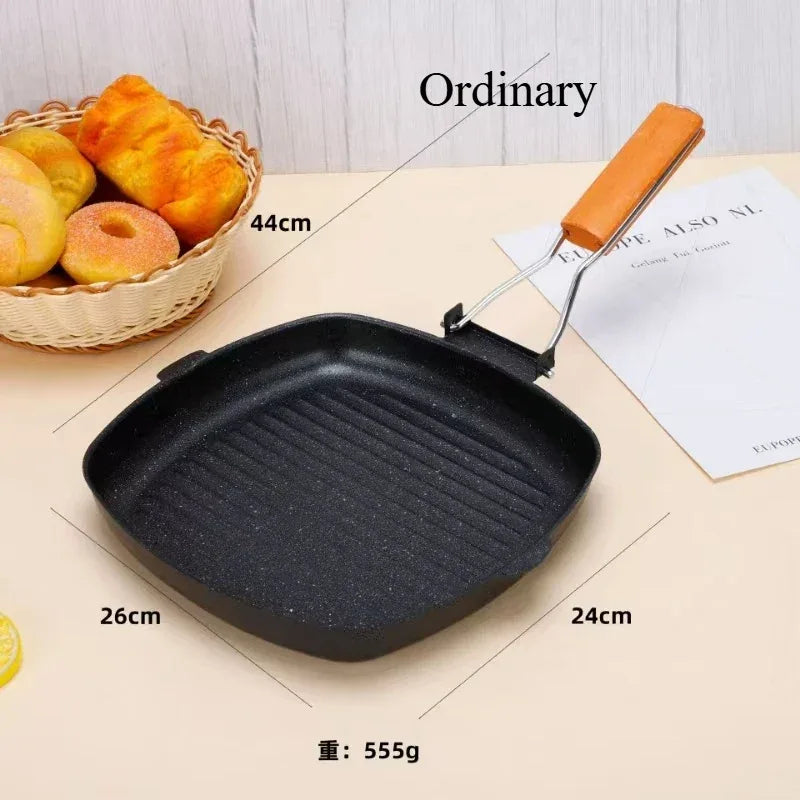 Premium Nonstick Grill Pan with Handle