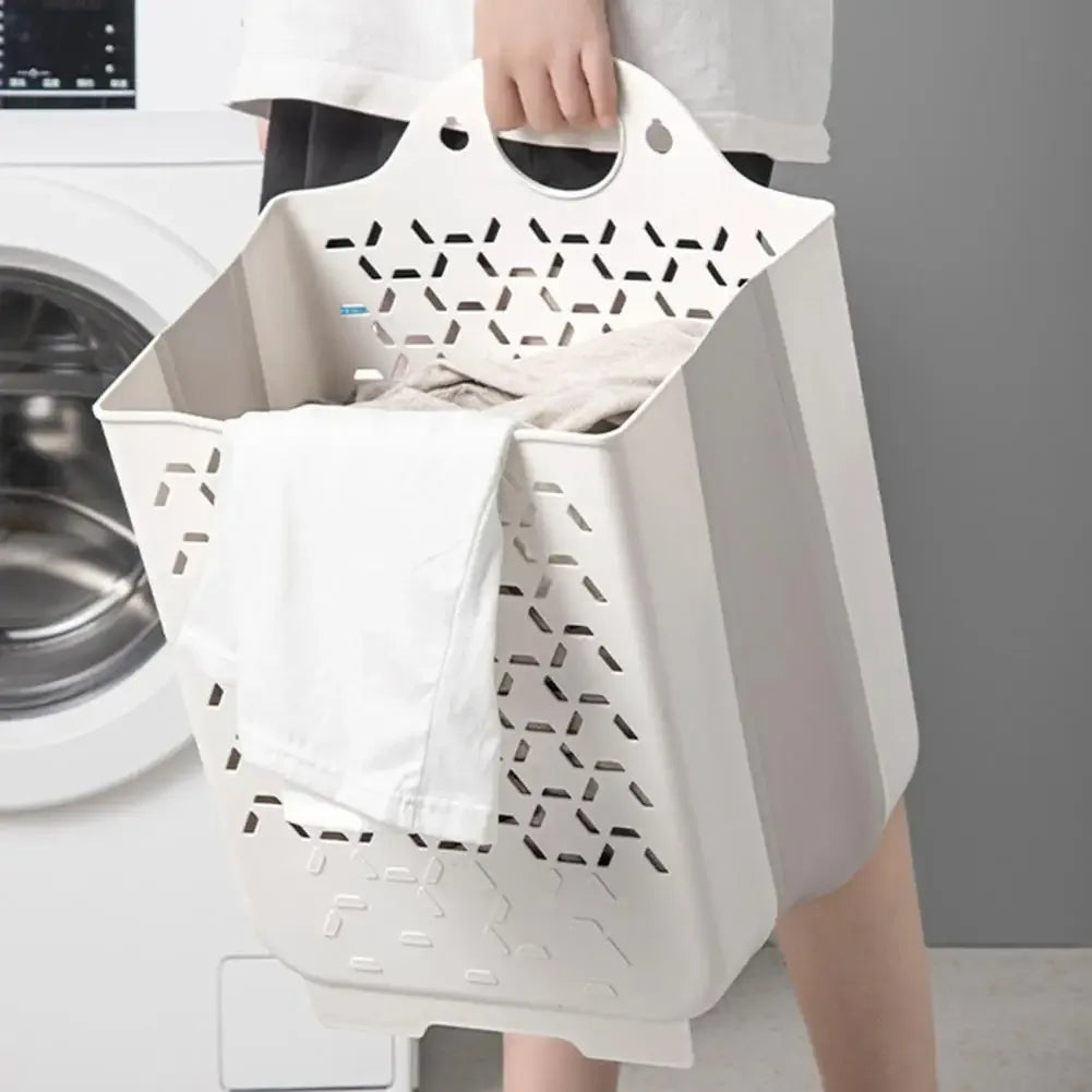 Wall-Mounted Hanging Laundry Basket – Space-Saving Hamper