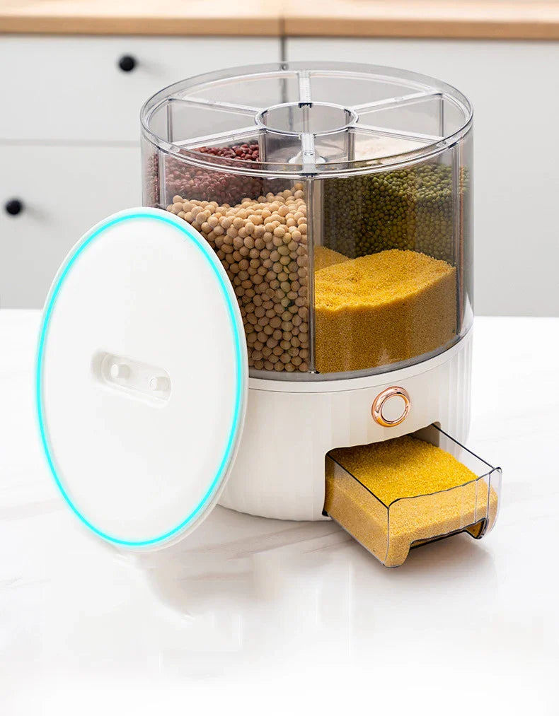 360° Rotating Food Dispenser - Cereal & Grain Box