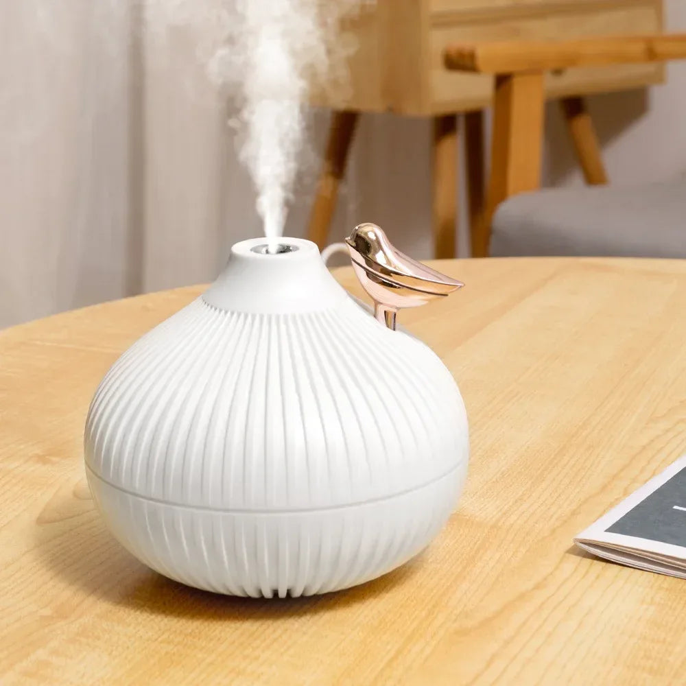 300ml USB Mini Humidifier – LED Aroma Diffuser