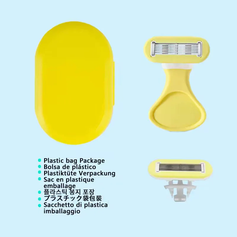6-Blade Women’s Razor with Replaceable Heads & Travel Box