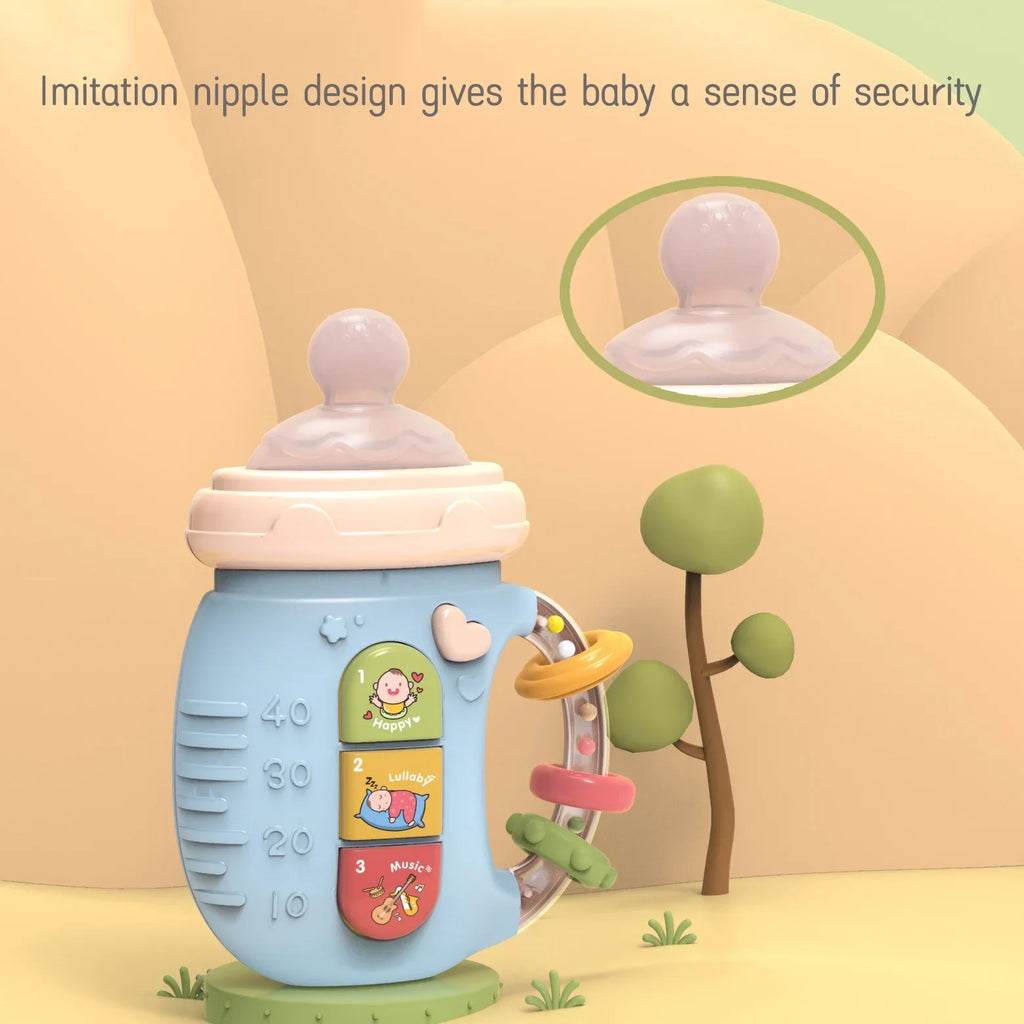 Musical Baby Feeding Bottle Teether Toy