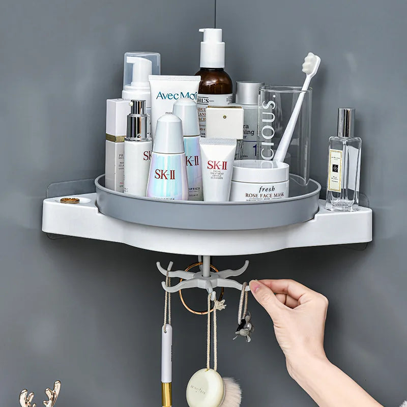 360 Rotating Wall Mounted Storage Rack & Organizer