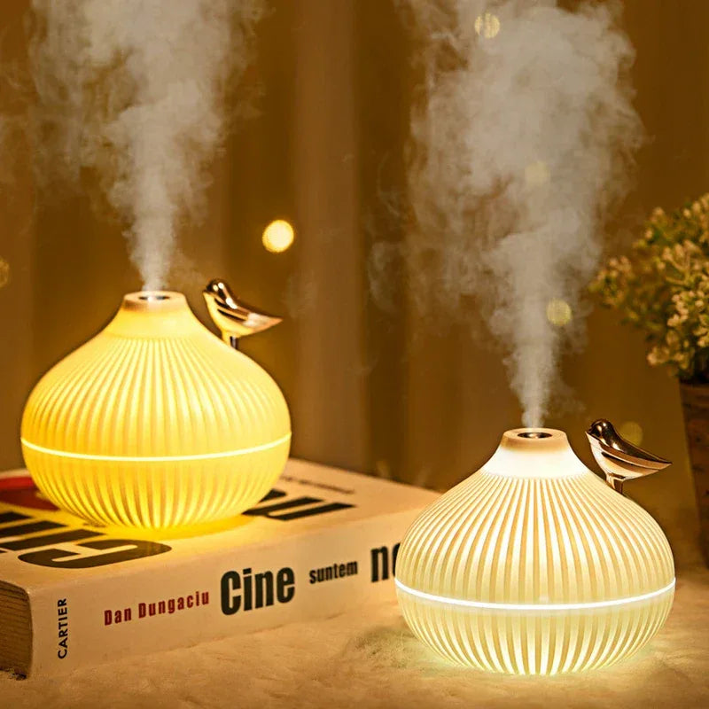 300ml USB Mini Humidifier – LED Aroma Diffuser