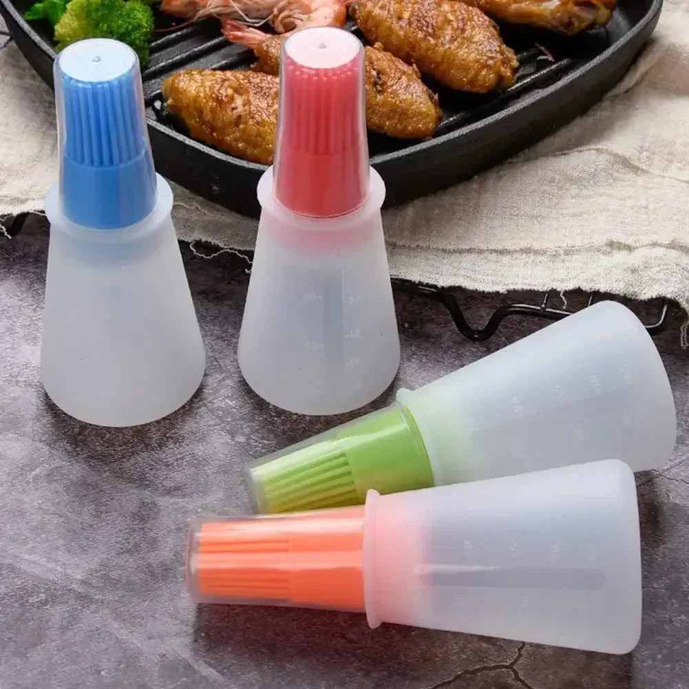 Silicone BBQ Oil Brush Bottle