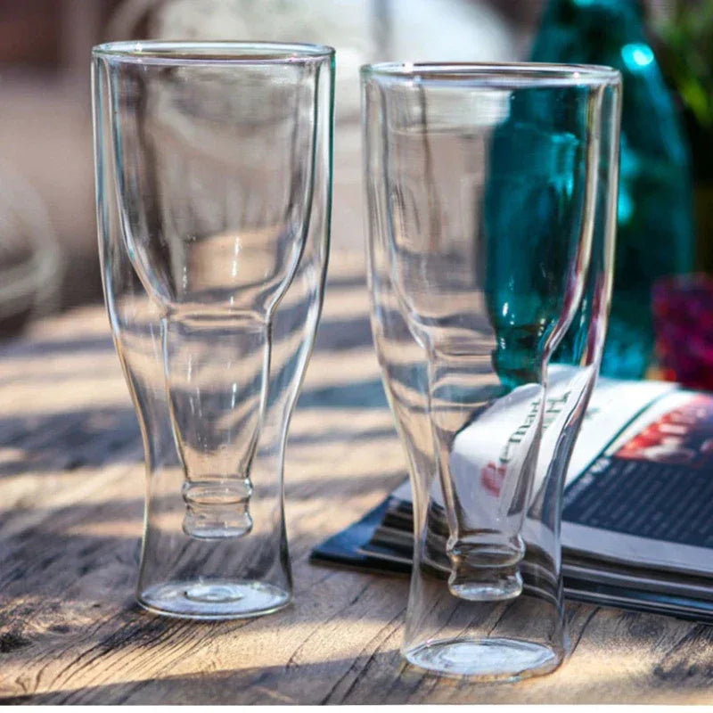Double Layer Glass Juice Mug – Heat Resistant Cup