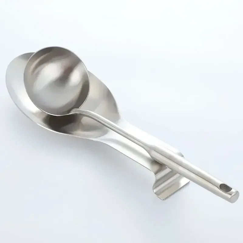 Stainless Steel Thickened Spoon Rest & Utensil Holder