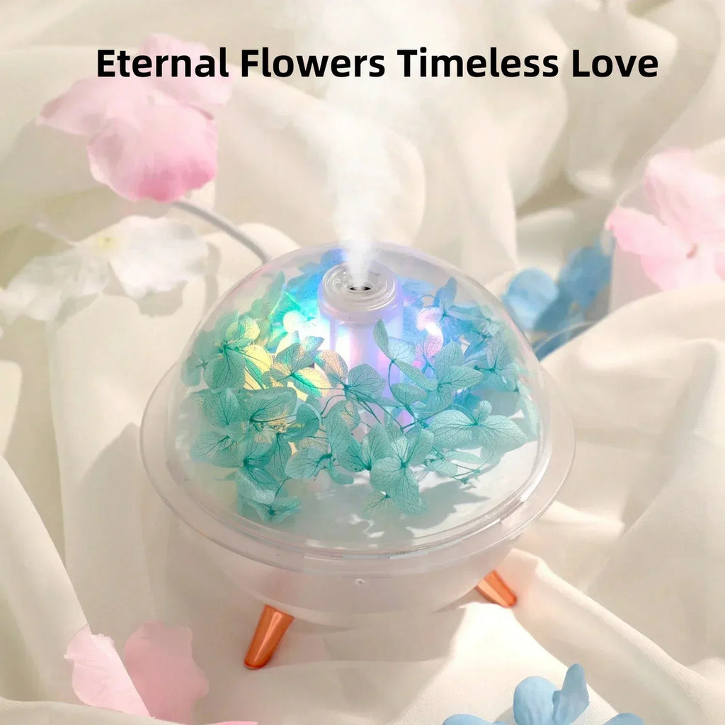 Eternal Flower Air Humidifier – USB Aroma Diffuser