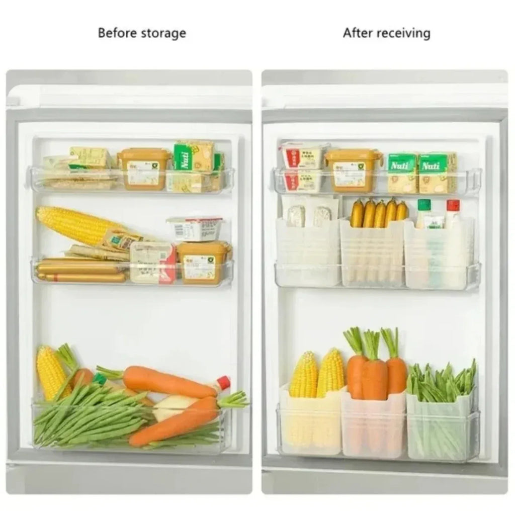 Refrigerator Food Fresh Box – Fridge Organizer Container (4pcs set)