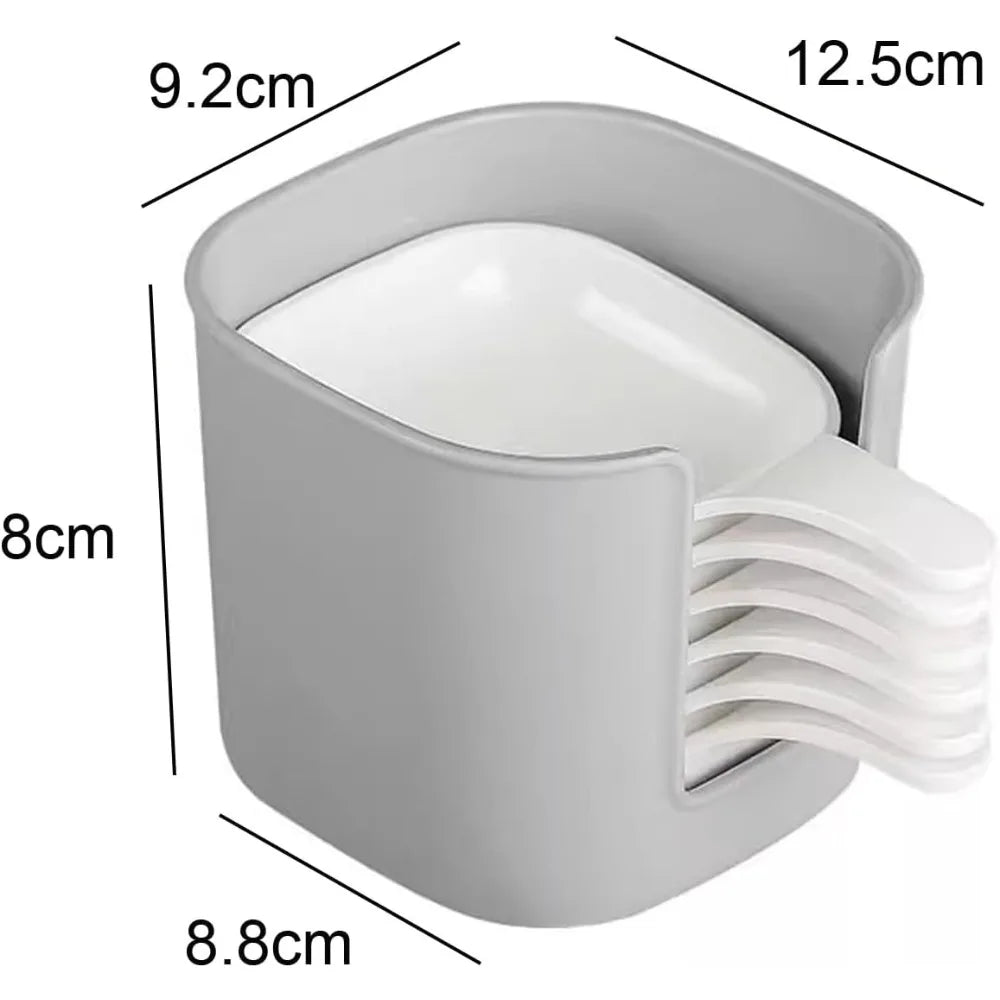 6-Pack Stackable Dipping Bowls with Easy-Grip Handles