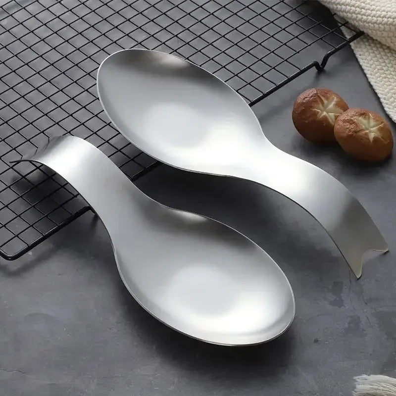 Stainless Steel Thickened Spoon Rest & Utensil Holder