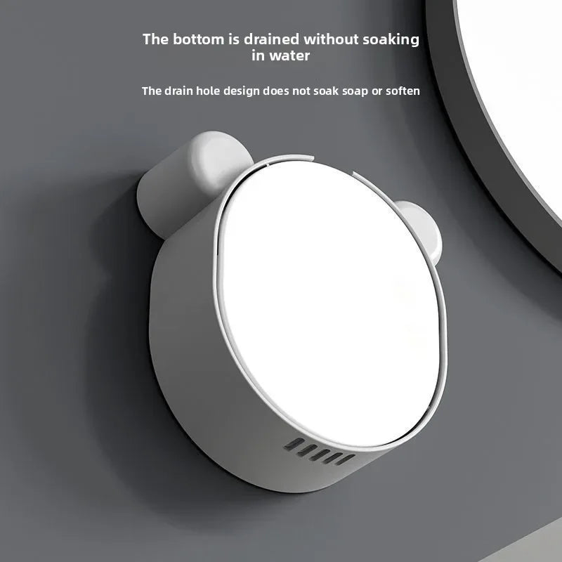Wall Mounted Soap Box with Lid – Drain-Free Fragrance Holder (Random)