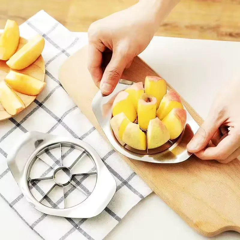 Stainless Steel Apple Cutter – Fruit & Vegetable Slicer Tool