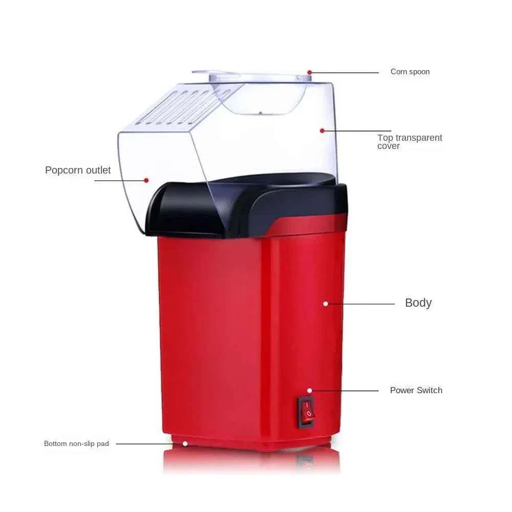 Mini Electric Popcorn Maker for Quick and Easy Snacks