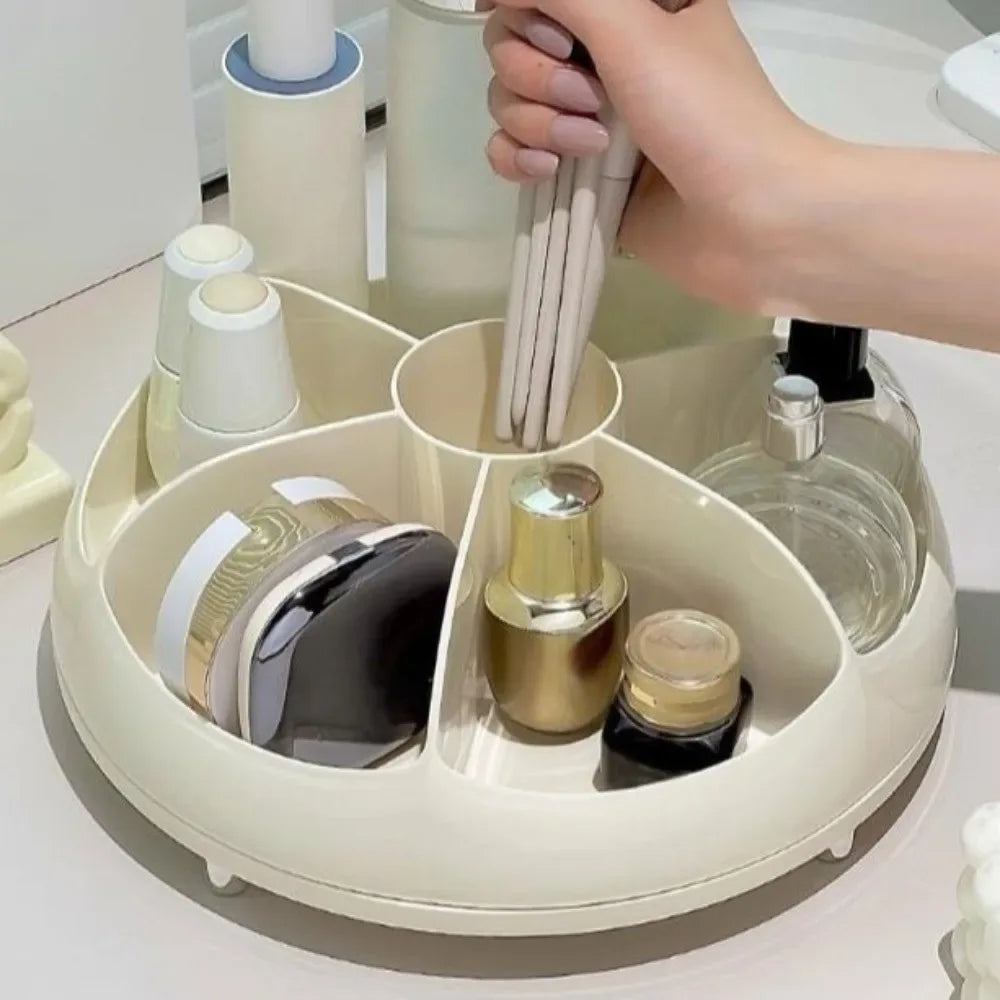 Rotating Cosmetic Storage Organizer – Large Capacity Makeup Holder