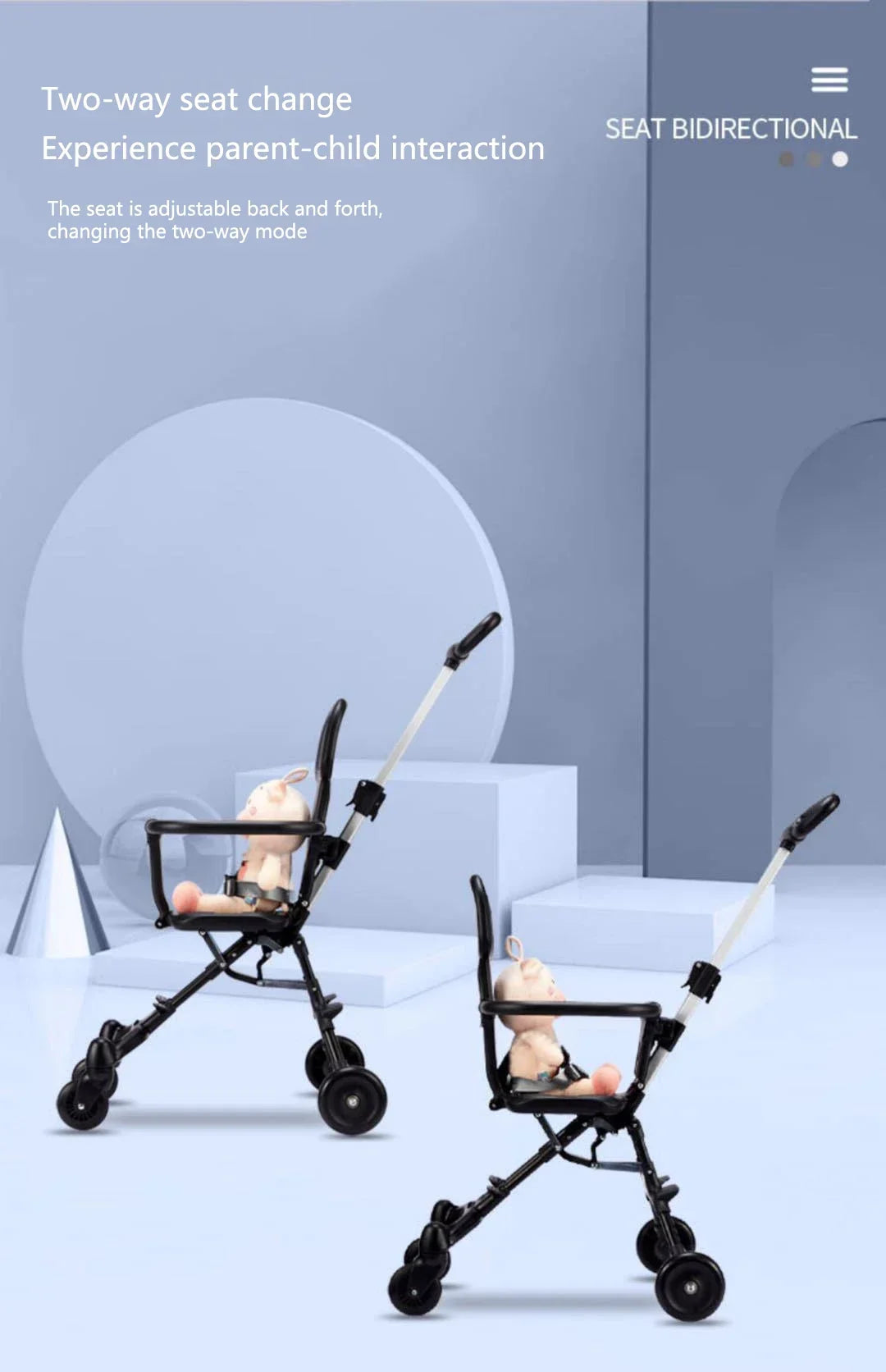 Foldable Lightweight Baby Stroller – Mother’s Choice