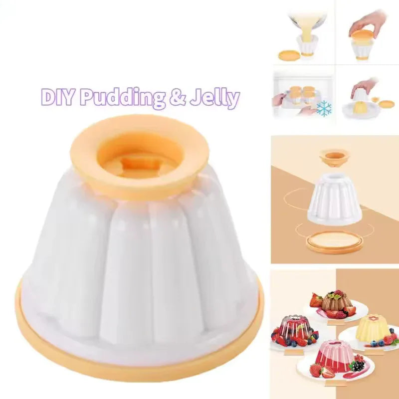 Plastic Pudding & Jelly Molds with Lids – Dessert Cups