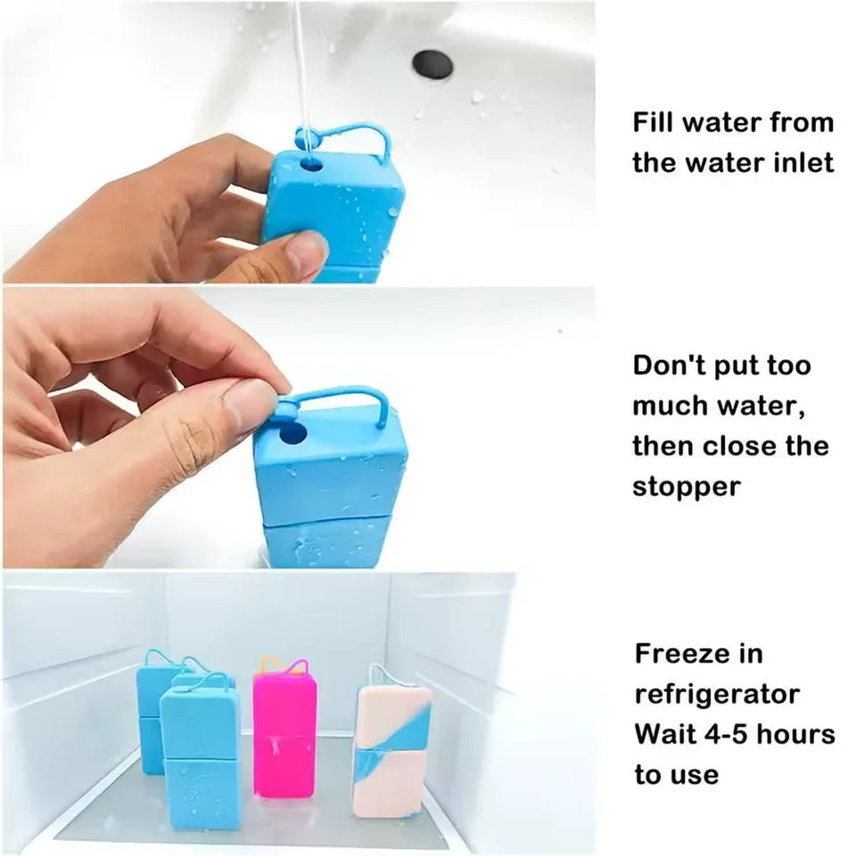 Silicone Ice Face Roller – Gua Sha Cold Therapy for Skin Care