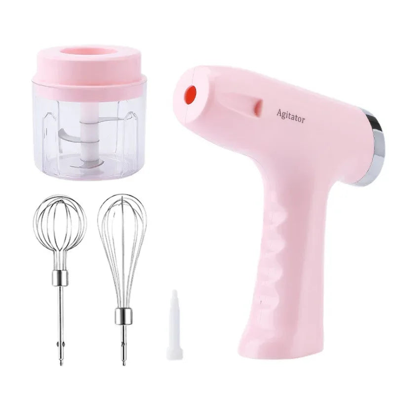 3-in-1 Electric Egg Beater & Blender (Random color)