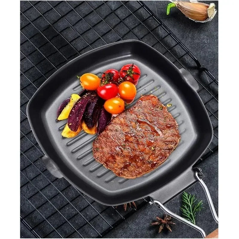 Premium Nonstick Grill Pan with Handle