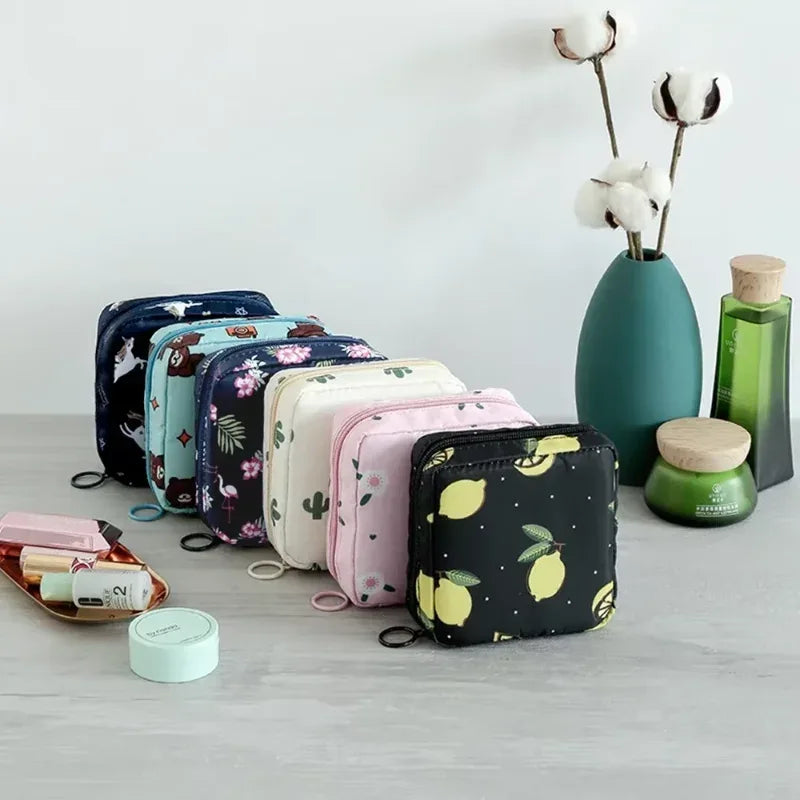 Women’s Tampon & Sanitary Pad Organizer Bag (Random)
