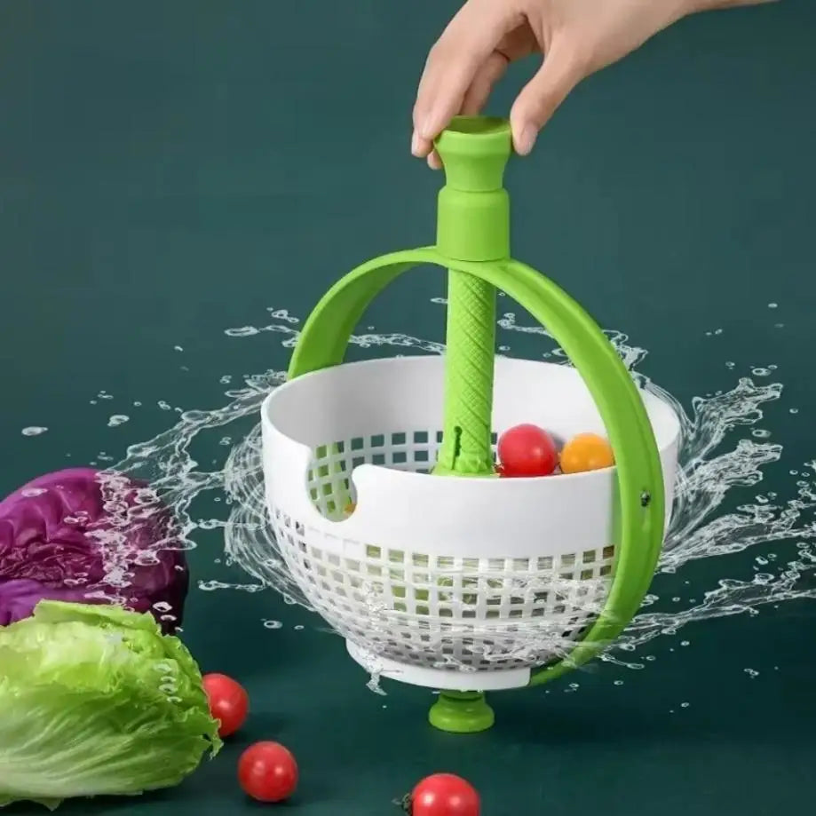 Rotating Vegetable Fruit Washing Basket