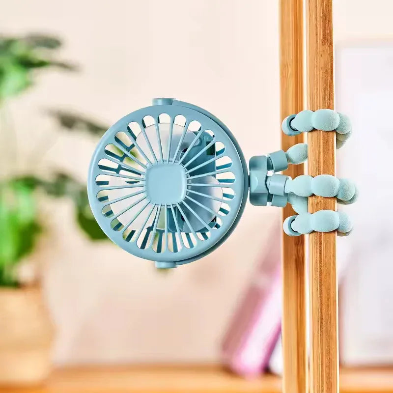 Tripod Style Hand Fan – Portable Rechargeable Cooling Fan
