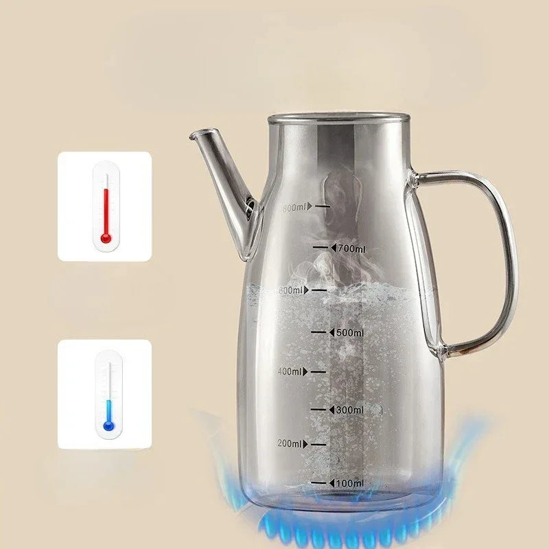 Steel Cap Oil Jug – Kitchen Pouring Container