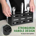 Wooden Cutlery Organizer Box – Multi-Compartment Storage