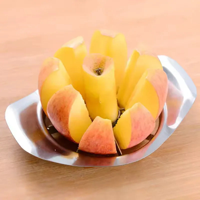 Stainless Steel Apple Cutter – Fruit & Vegetable Slicer Tool